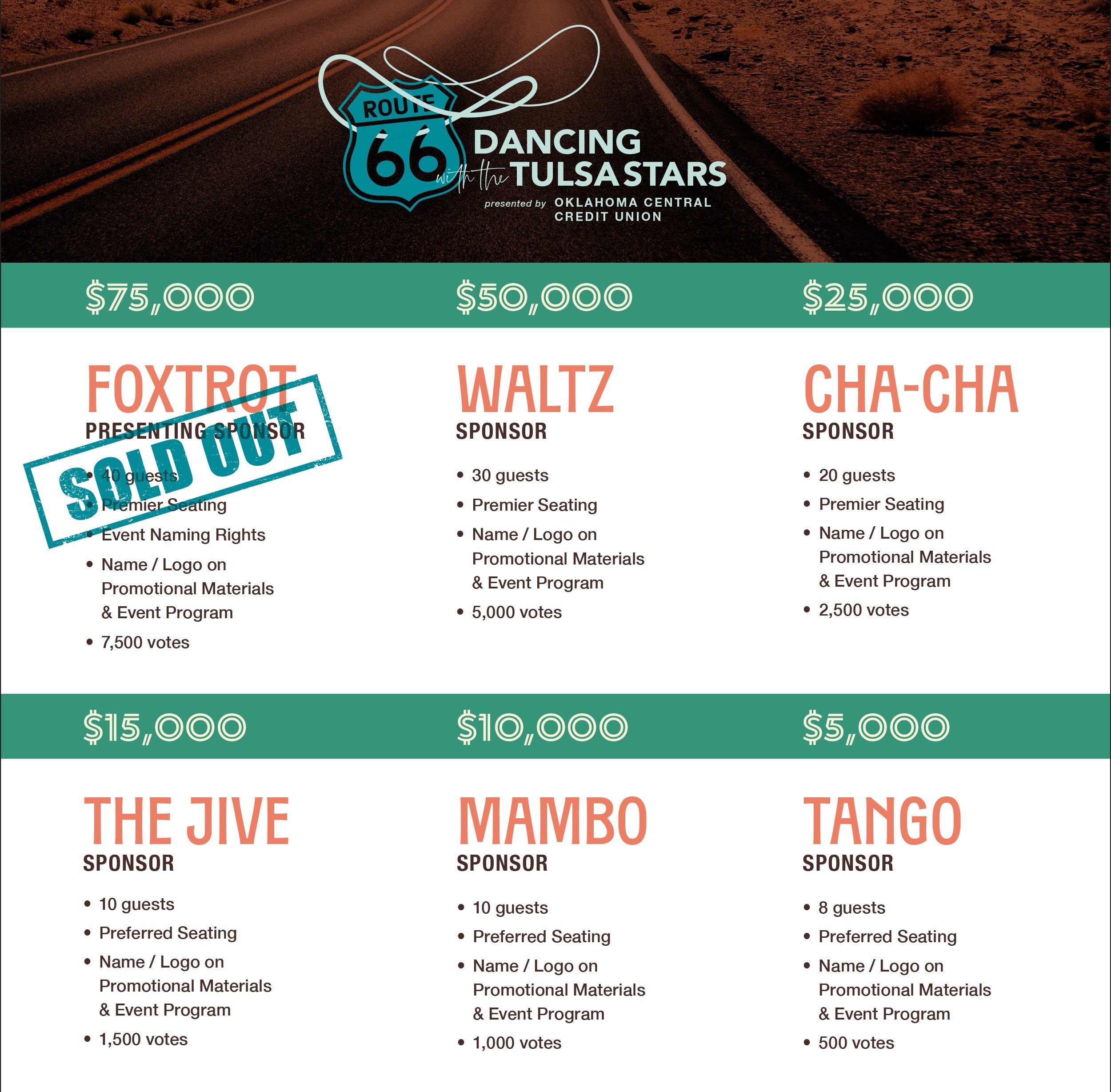 2026 Sponsorships — Dancing with the Tulsa Stars